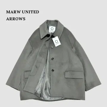 새상품급 MARW UNITED ARROWS 코쿤 코트 모카