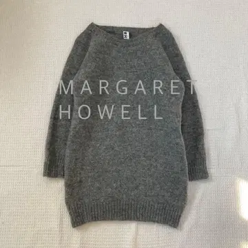 마가렛호웰 MHL 멜란지 니트 울 100% 풀오버 그레이