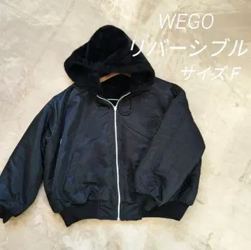 WEGO 리버서블 점퍼 사이즈 F 블랙