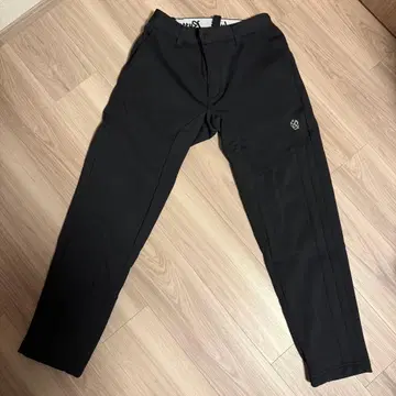 Russeluno 러셀노 테이퍼드 웜 팬츠 블랙