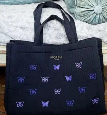 ANNA SUI mini 나비 자수 토트백 초빅 사이즈