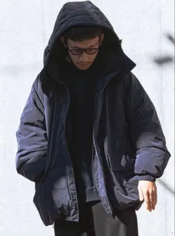 WIDE DAD DOWN PARKA 네이비 사이즈 1