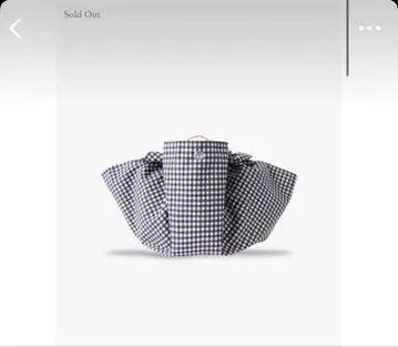 LESARDINE 네이비 체크 토트백