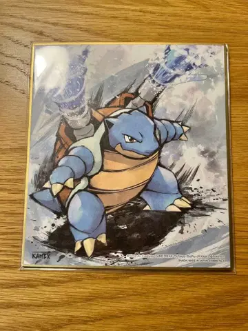 포켓몬 거북왕 art 색지