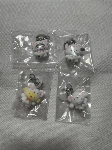 산리오 캐릭터즈 메지루시 액세서리 폭신폭신 스노우 4개 세트