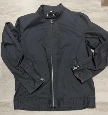 블랙 집업 자켓 남성용