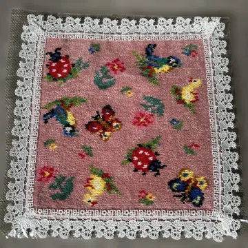 친자와 레이스 x 페이러 레이스 손수건 하이디 핑크