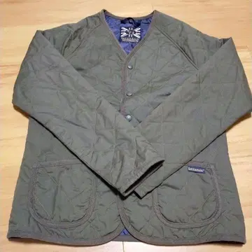 LAVENHAM 퀼팅 자켓 올리브 그린