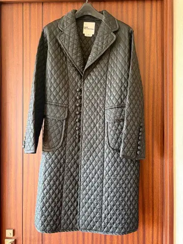 느와르 케이 니노미야 고급 트윌 싸개 퀼팅 코트 XS