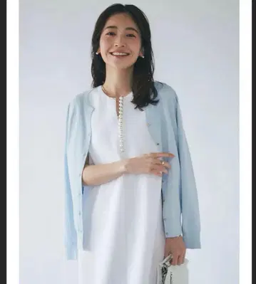 러브티크 봉봉 프론트 빅 펄 쟝 드레스