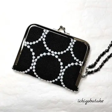 미나 페르호넨 핸드메이드 가마구치 카드 케이스 tambourine