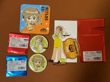 유루캠 콜라보 카페 이누야마 아오이 아크릴 스탠드 코스터 캔뱃지