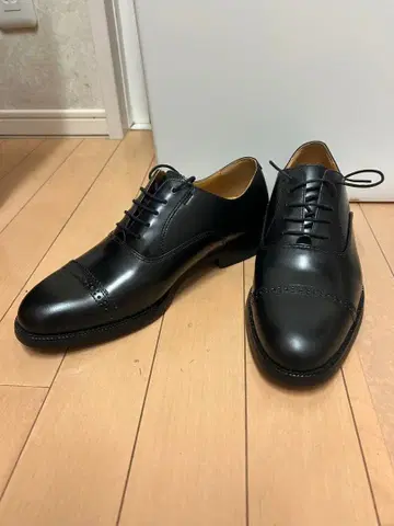 미사용 CEDAR CREST 블랙 비즈니스 슈즈