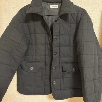 LAGUA GEM 블랙 퀼팅 자켓