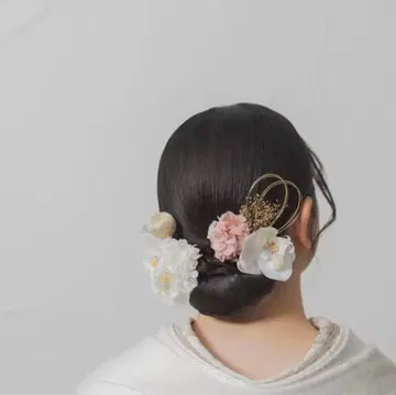 결혼식 성인식 졸업식 일본 의류 머리 장식 팔레놉시스