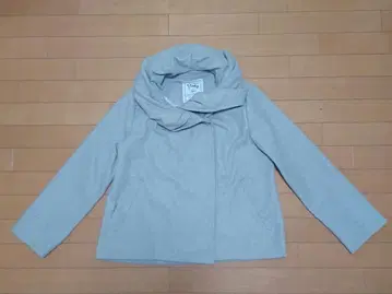 AS KNOW AS PINKY 라이트 그레이 A라인 P코트