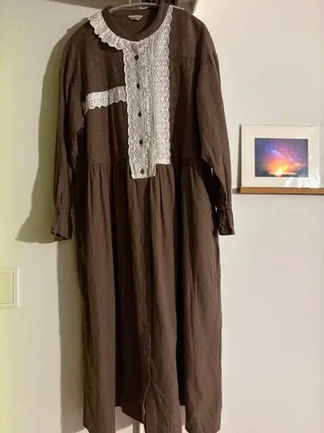 사만사 모스모스 패치워크 레이스 원피스 M