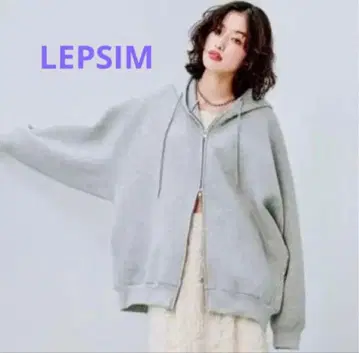 미사용 새상품 LEPSIM 렙심 ZIP 업 BIG 후디