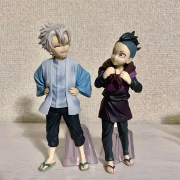 귀멸의 칼날 불멸의 인연 B상 제일복권 시나즈가와 사네미 & 겐야 피규어