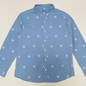 도쿄 디즈니 리조트 미키마우스 패턴 셔츠