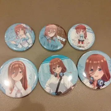 5등분의 신부 나카노 미쿠 캔뱃지 묶음 판매
