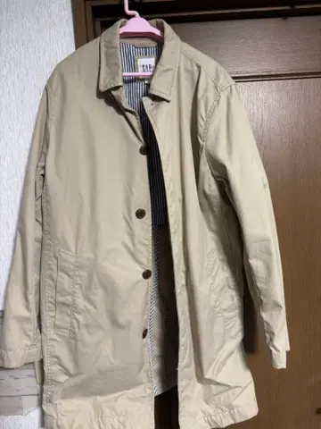 GAP 베이지 스텐카라 코트 M 사이즈