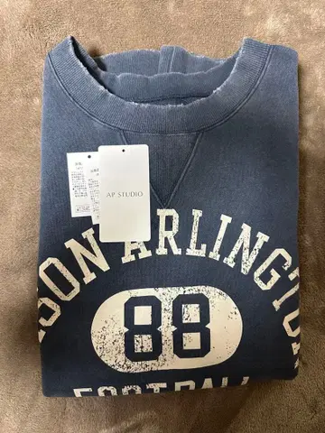 [ athletic wear MASON ] 별주 오버 칼리지 맨투맨