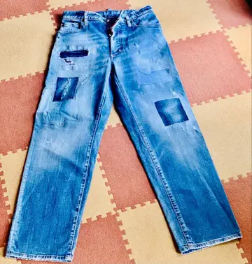 DSQUARED2 라이트 블루 스트레이트 데님 새상품급