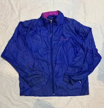 리복 나일론 자켓 보라색