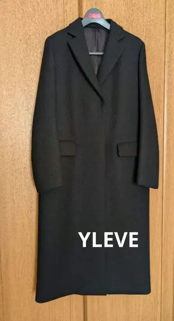 YLEVE 블랙 체스터 코트 여성용