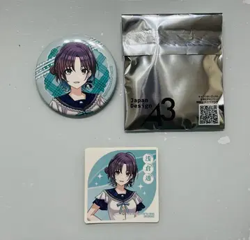 아사쿠라 토오루 에노시마 콜라보 캔 배지 x 2 스티커