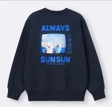 헤비웨이트 맨투맨 풀오버 퍼펫 스 M 사이즈 GU