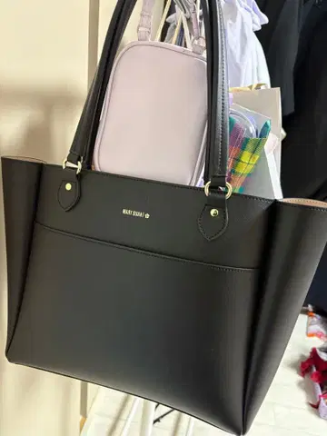 마리콴트 블랙 토트백