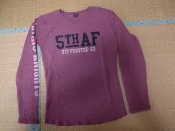 AVIREX 5TH AF 9TH FIGHTER SQ. 긴팔 티셔츠