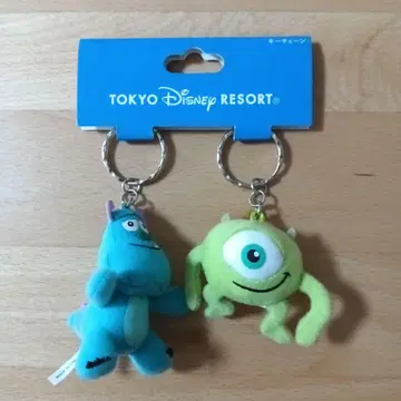 디즈니 마이크 샐리 키체인 마스코트 디즈니 리조트 한정판