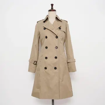 ESTNATION 라이너 트렌치코트 아우터 카키 베이지 사이즈 36