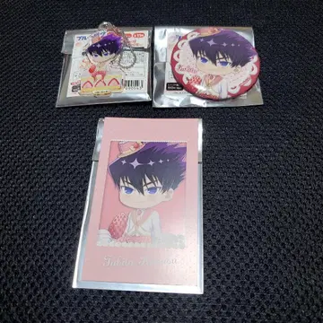 블루 록 푸치초코 숏 케이크 아크릴 키링 캔뱃지 특전 카드 카라스