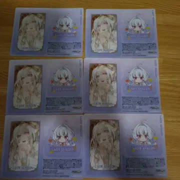 Fate Grand Order 레이디 아발론 클리어 시트 6종 세트