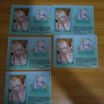 Fate Grand Order 아나스타샤 클리어 시트 5종 세트