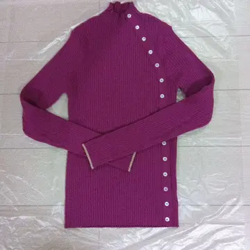 제나 에스파스멜베이유 긴팔 니트 핑크