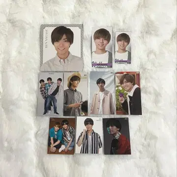 [ 미사용 ] King&Prince 나가세 렌 데타카 10장 세트