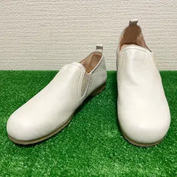 새상품급 키다리 아저씨 가죽 사이드 고어 슬립온 일본제