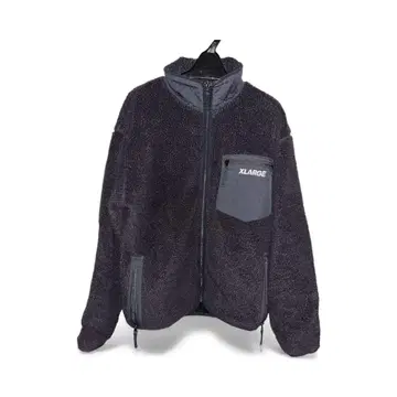 XLARGE 다크 그레이 플리스 자켓