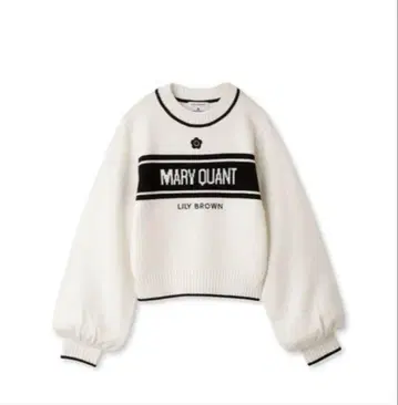 릴리 브라운 메리 퀀트 자카드 니트