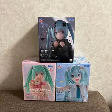 [ 미개봉 새상품 ] 하츠네 미쿠 Luminasta 피규어 3종 세트