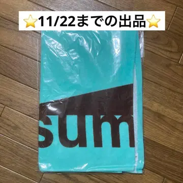 [ 11/22까지 ] sumika 굿즈 로고 타월 초코 민트 레어