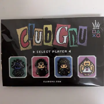 King Gnu CLUB GNU 한정판 핀 배지 4개 세트