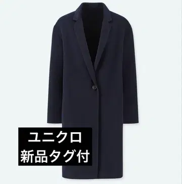 코쿤 코트 유니클로 네이비