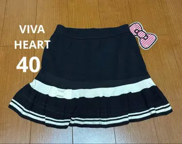 비바하트 x 헬로키티 니트 스커트 블랙 리본 여성용 40 골프