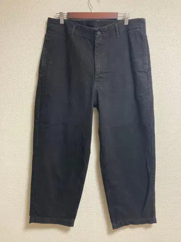 GU 슈퍼 와이드 데님 팬츠 블랙 XL